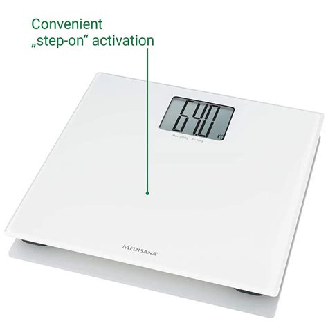 MEDISANA XL GLASS PERSONAL SCALE (PS 470) Large Scale