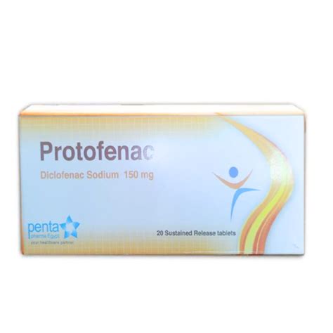 PROTOFENAC 150 MG 20 SUST. REL. TAB