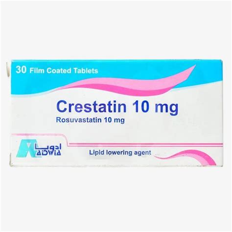 CRESTATIN 10 MG 30 FC TAB