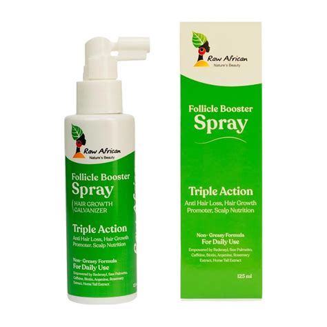 RAW AFRICAN FOLLICE BOOSTER SPRAY 125ML