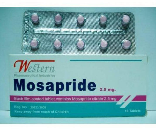 MOSAPRIDE 2.5 MG 10 TAB ---