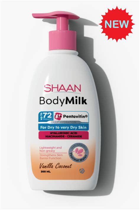 SHAAN BODY MILK VANILLA COCONUT 300 ML