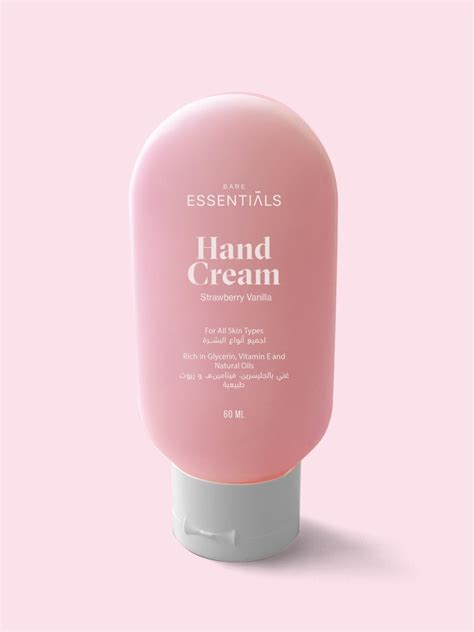 ESSENTIALS HAND CREAM STRAWBERRY VANILLA 60ML