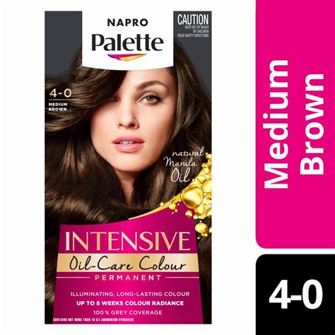 PALETTE INTENSIVE HAIR COLOR 4-0 MEDIUM BROWN OFF20