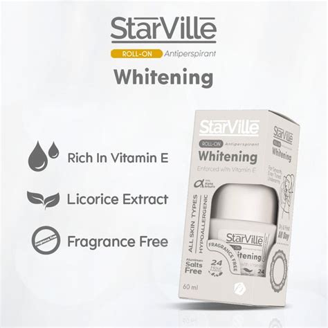 STARVILLE ROLL-ON FRAGRANCE FREE 60ML+SOAP 90GM OFFER