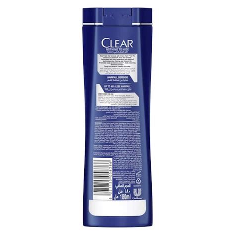 CLEAR SHAMPOO (HAIR FALL DEFENCE) M180ML OFF10LE