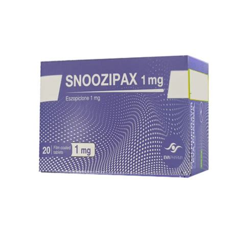 SNOOZIPAX 1MG 20 TAB