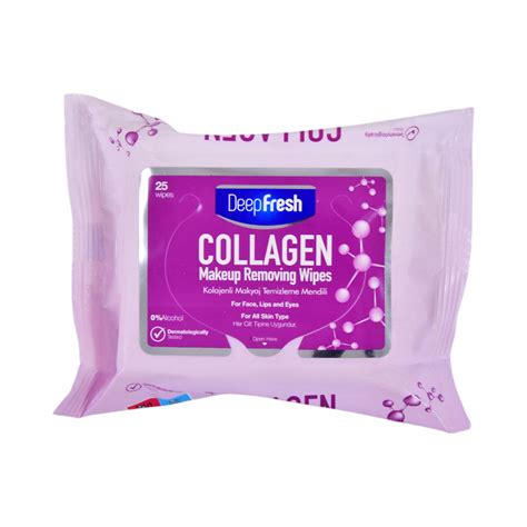 AROMA COLLAGEN MAKEUP REMOVER WIPES 25PCS