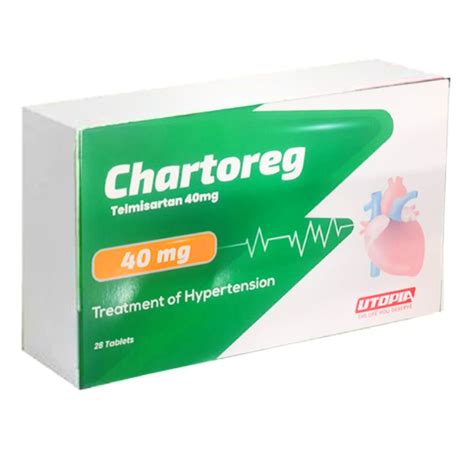 CHARTOREG 40 MG 28 TAB
