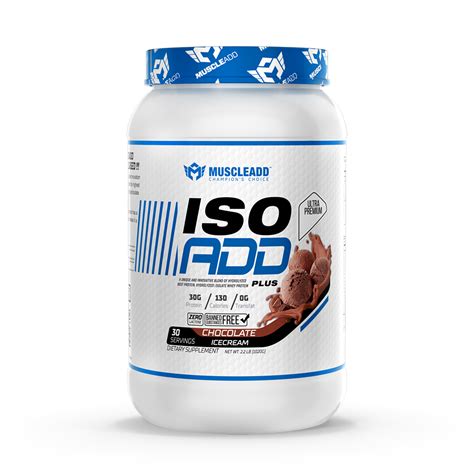 MUSCLEADD ISO ADD PLUS 30SERV CHOCOLATE 1020GM