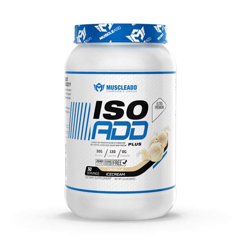 MUSCLEADD ISO ADD PLUS 30SERV VANILLA 1020GM