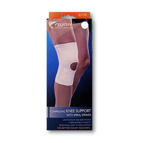 FLYON KNEE SUPPORT 6739 (L) Knee Support with Two Supports