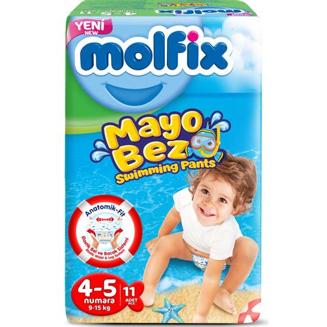 MOLFIX SWIMMING PANTS 4-5 KG 11PCS Egyptian
