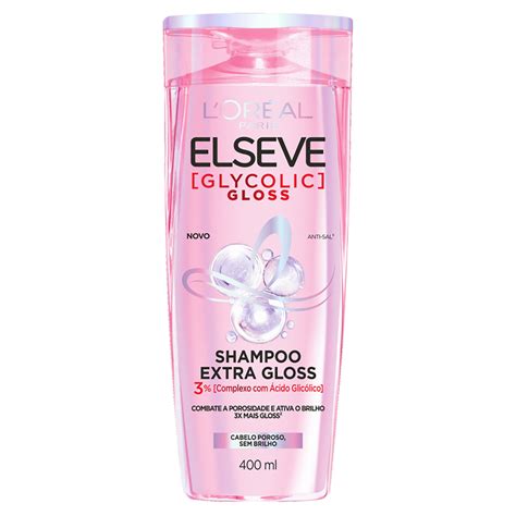 LOREAL GLYCOLIC GLOSS SHAMPOO 400ML