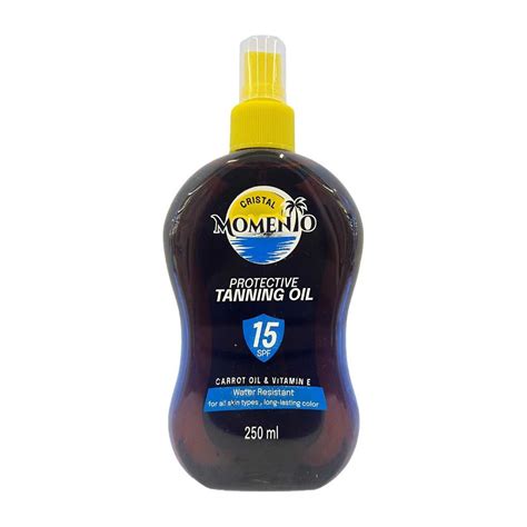 MOMENTO PROTECTIVE TANNING CARROT OIL SPF15 250ML