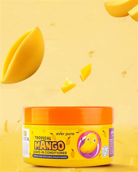 EVER PURE KIDS CURLY HAIR MASK TROPICAL MANGO 340ML