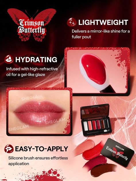 SHEGLAM CRIMSON BUTTERFLY BLUSH&HIGHLIGHTER 4.8G