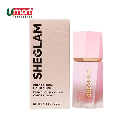 SHEGLAM COLOR BLOOM LIQUID BLUSH (CORAL GLOW) 5.2ML