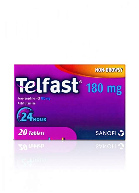 TELFAST 180 MG 20TAB ---