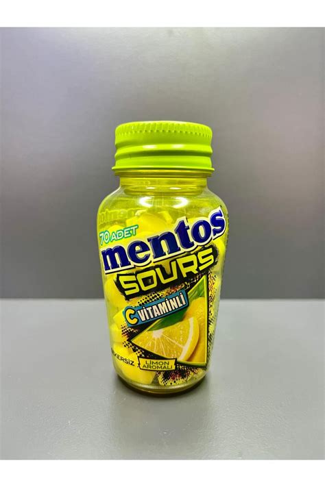 GUM MENTOS SOURS VIT C 70 ADET