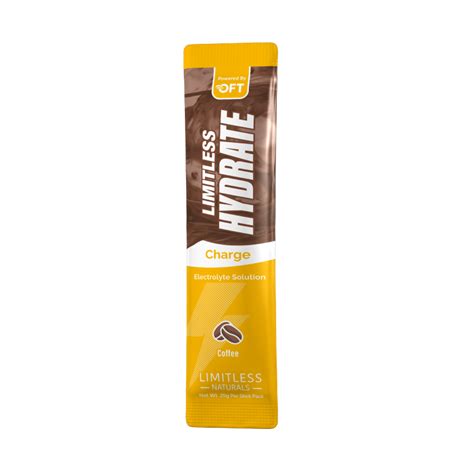 LIMITLESS HYDRATE CHARGE COFFEE 6STICK