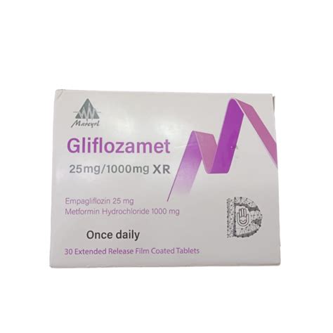 GLIFLOZAMET 25/1000 MG 30 FCTAB --