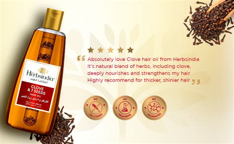 HERBSINDIA HAIR OIL CLOVE&7 SEEDS 180G