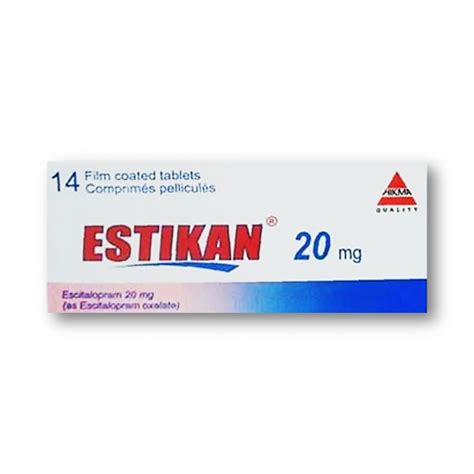 ESTIKAN 20 MG 14 TAB --