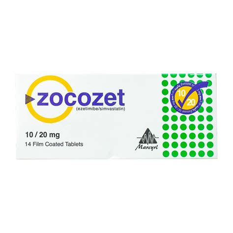 ZOCOZET 10 MG 20 MG 14 TAB --