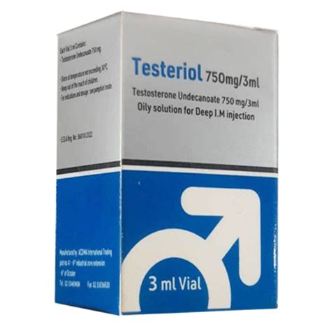TESTERIOL 750MG/3ML IM VIAL