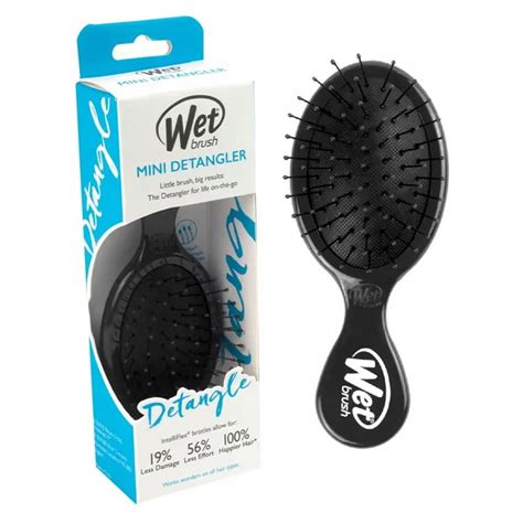 WET BRUSH MINI DETANGLER BLACK 6819