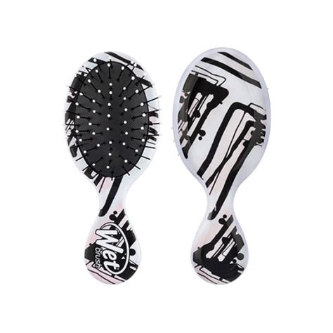 WET BRUSH MINI DETANGLER PINK LINES 5423