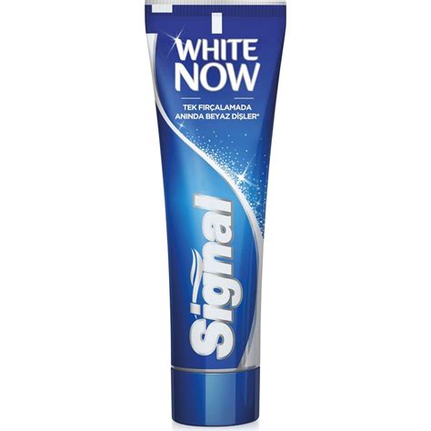 SIGNAL WHITE NOW STAIN REMOVER 75 ML + Free Brush