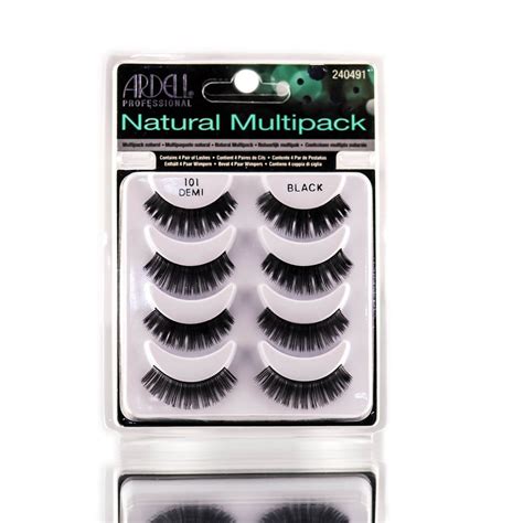ARDELL NATURAL MULTIPACK LASHES(101)BLACK 4063