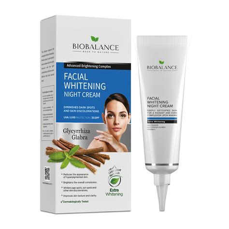 BIO BALANCE FACIAL WHIT NIGHT CREAM 50ML(1+1)OFF50%