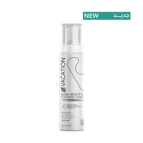 VACATION UNI WHITE CLEANSING FOAM 200ML