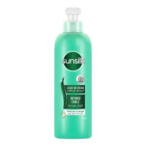 SUNSILK LEAVE ON CREAM DEFINED CURLS 200 ML OFF20