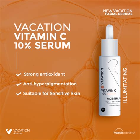 VACATION VITAMIN C 10% FACE SERUM 30ML