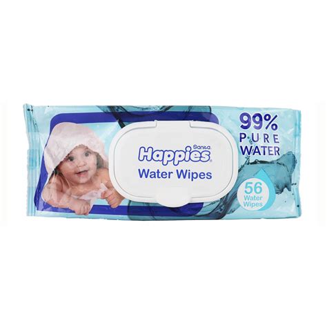 HAPPIES WATER 56 WIPES
