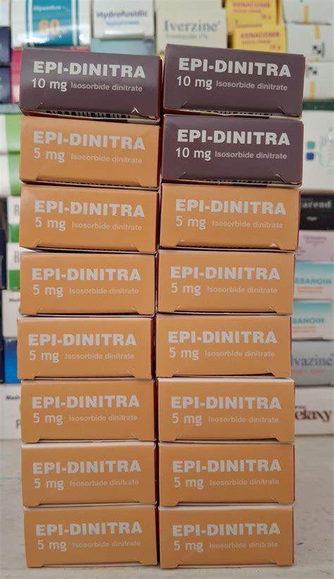 EPI-DINITRA 10 MG 20 TAB