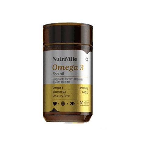 NUTRIVILLE OMEGA 3 30 CAP