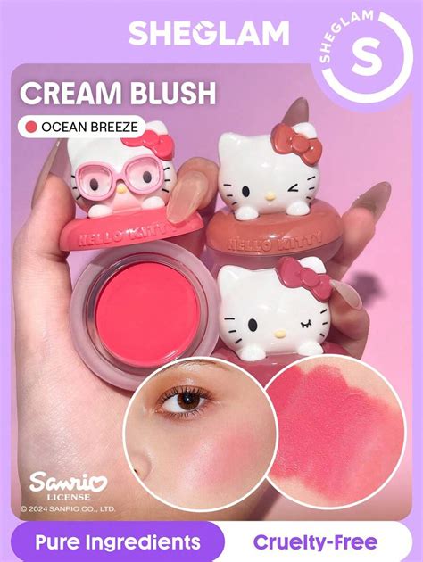 HELLO KITTY COASTAL CHARM CREAM BLUSH (OCEAN BREEZE) 4.5G
