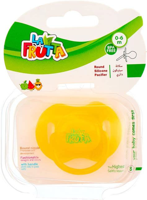 LA FRUTTA ROUND SILICO PACIFIER +18 (22228) Silencer