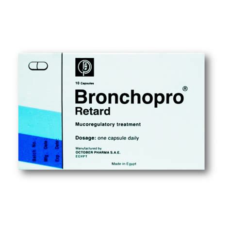 BRONCHOPRO RETARD 10 CAP --