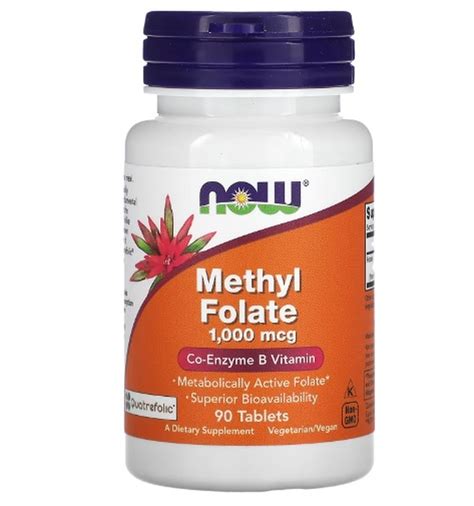 NOW METHYL FOLATE 1000MG 90 CAP