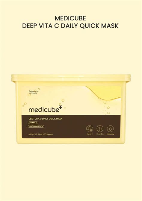 MEDICUBE DEEP VITA C DAILY QUICK MASK 350G