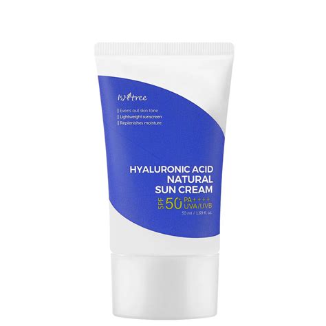 ISNTREE HYALURONIC ACID NATURAL SUN SPF50 CREAM 50ML