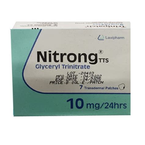 NITRONG TTS 10 MG / 24 HR 7 PATCHE