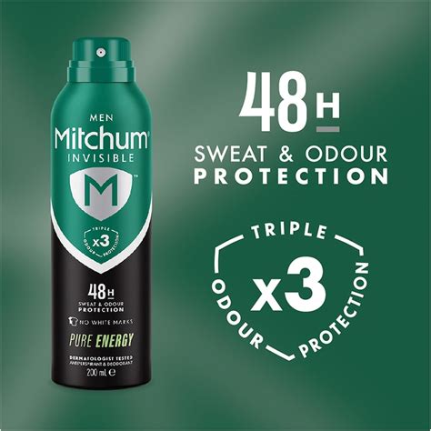 MITCHUM DEOD SPRAY PURE ENERGY MEN 200ML