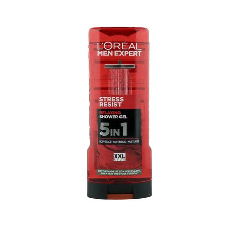 LOREAL MEN EXPERT STRESS RESIST SHOWER GEL 400ML